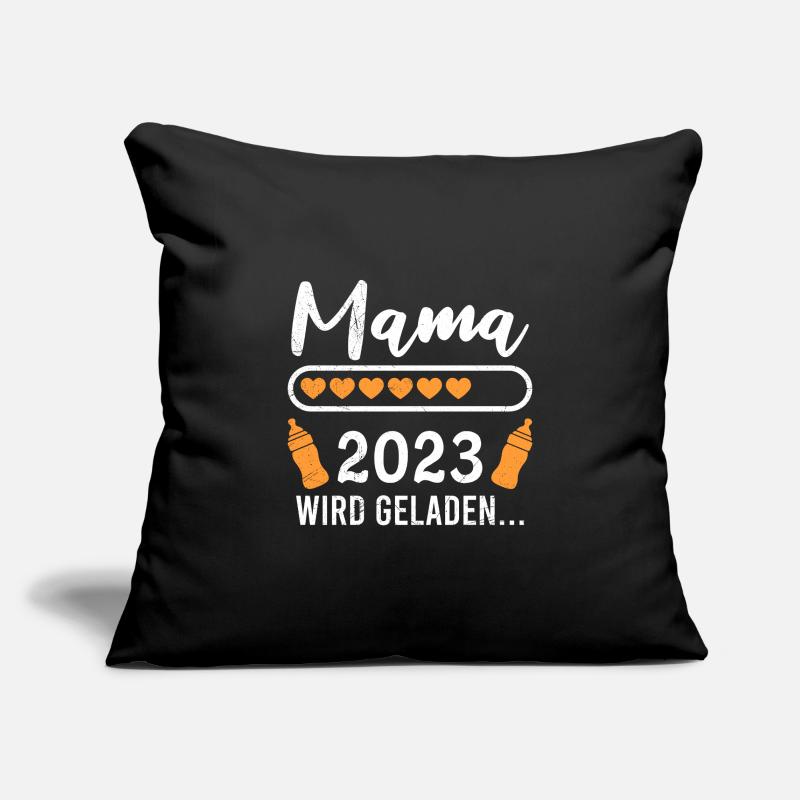 Mama 2023 loading Mutter Schwangerschaft Mama Sofakissenbezug 45 x 45 cm