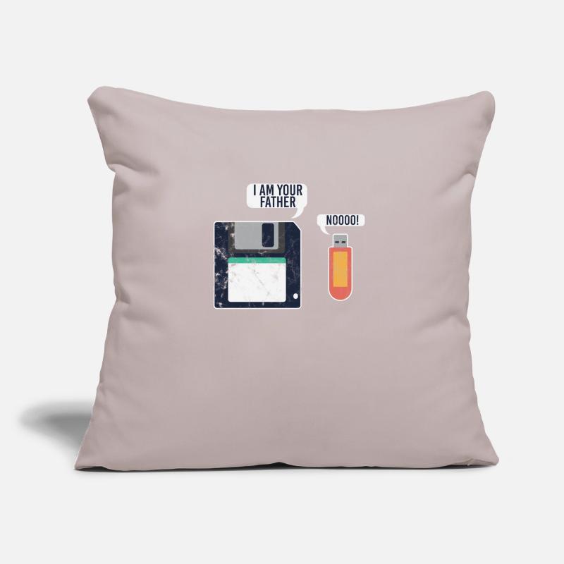 USB stick and floppy disk programmer Sofa pillowcase 17,3'' x 17,3'' (45 x 45 cm)