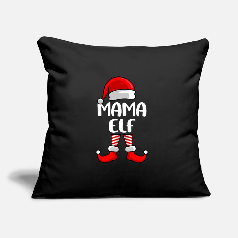 Mama Elfe Mutter Weihnachten Elf Sofakissenbezug 45 x 45 cm