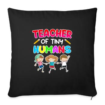 My profession is kindergarten teacher kindergarten - Sofa pillowcase 17,3'' x 17,3'' (45 x 45 cm) - black - Front