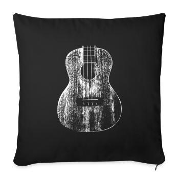 Professeur de musique Musicien Je suis guitariste guitare - Housse de coussin décorative 45 x 45 cm - noir - Devant