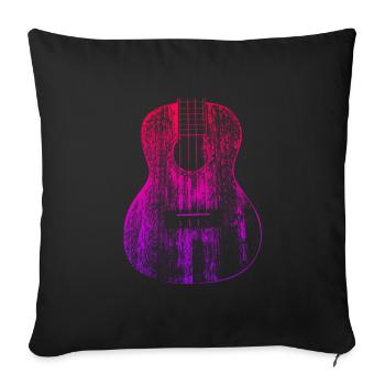 Professeur de musique Musicien Je suis guitariste guitare - Housse de coussin décorative 45 x 45 cm - noir - Devant