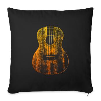 Professeur de musique Musicien Je suis guitariste guitare - Housse de coussin décorative 45 x 45 cm - noir - Devant