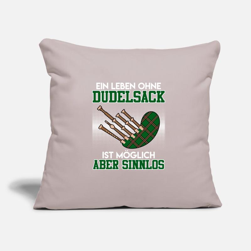 Possible mais inutile Vie sans cornemuse Housse de coussin décorative 45 x 45 cm