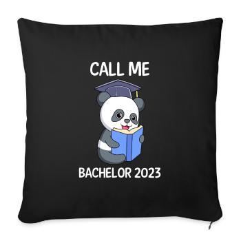 Appelez-moi Bachelor 2023 Bachelor 2023 - Housse de coussin décorative 45 x 45 cm - noir - Devant