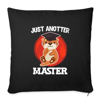 Just anotter Master 2023 Master Degree - Sofa pillowcase 17,3'' x 17,3'' (45 x 45 cm) - black - Front
