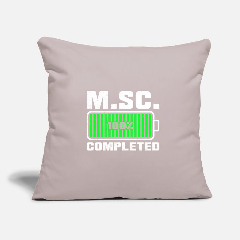 Loading complete Masterabschluss Master of Science Sofakissenbezug 45 x 45 cm