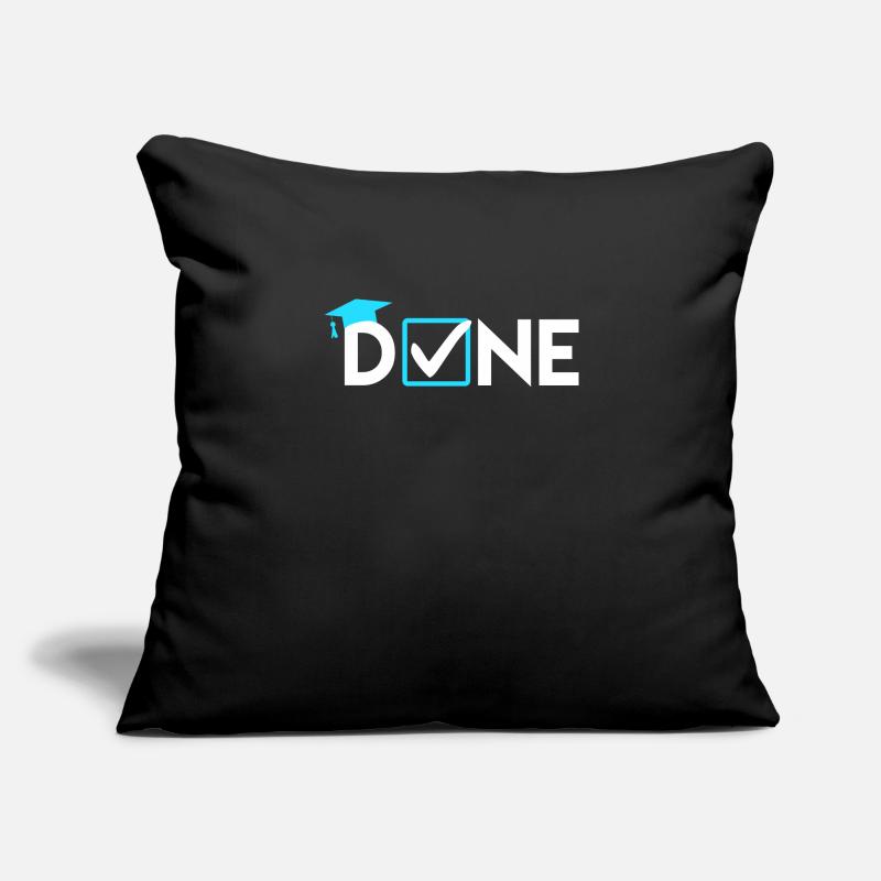 Master Thesis DONE Master Degree Sofa pillowcase 17,3'' x 17,3'' (45 x 45 cm)