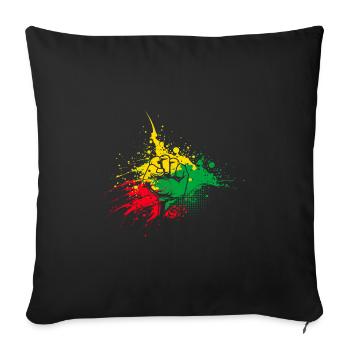 Juneteenth Black History America Africa - Sofa pillowcase 17,3'' x 17,3'' (45 x 45 cm) - black - Front
