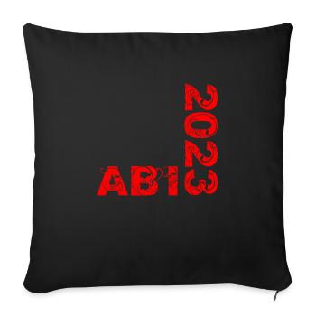 Abi 2023 Abitur - Sofakissenbezug 45 x 45 cm - Schwarz - Vorne