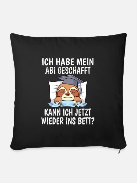Abitur 2023 Abiturient - Sofakissenbezug 45 x 45 cm - Schwarz