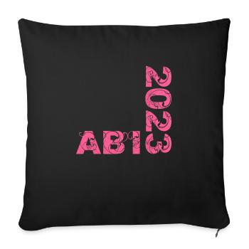 Abi 2023 Abitur - Sofakissenbezug 45 x 45 cm - Schwarz - Vorne