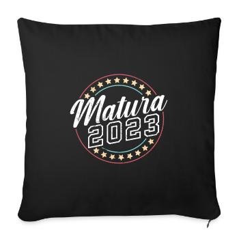 Matura 2023 Matura ball Matura graduation - Sofa pillowcase 17,3'' x 17,3'' (45 x 45 cm) - black - Front