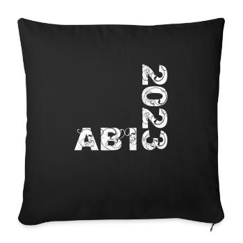 Abi 2023 Abitur - Sofakissenbezug 45 x 45 cm - Schwarz - Vorne