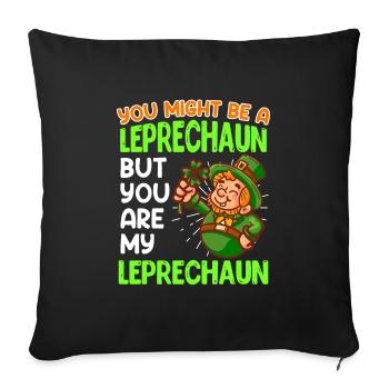 You are my Leprechaun St. Patrick's Day - Sofa pillowcase 17,3'' x 17,3'' (45 x 45 cm) - black - Front