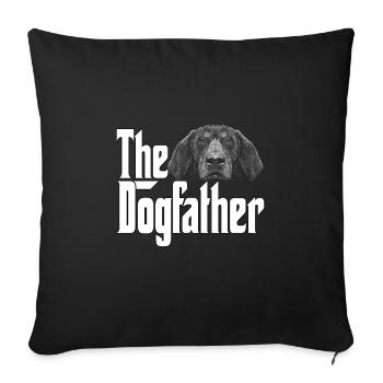 Bluetick Coonhound Dog Dad Dogfather Dogs Daddy Fa - Sofa pillowcase 17,3'' x 17,3'' (45 x 45 cm) - black - Front