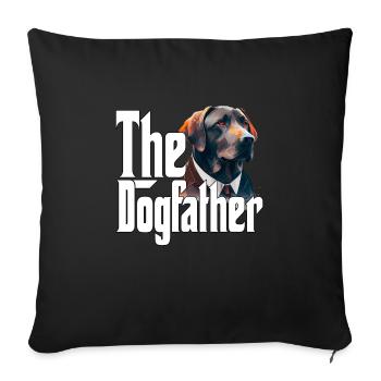 Labrador Retriever Dog Dad Dogfather Dogs Daddy Fa - Sofa pillowcase 17,3'' x 17,3'' (45 x 45 cm) - black - Front