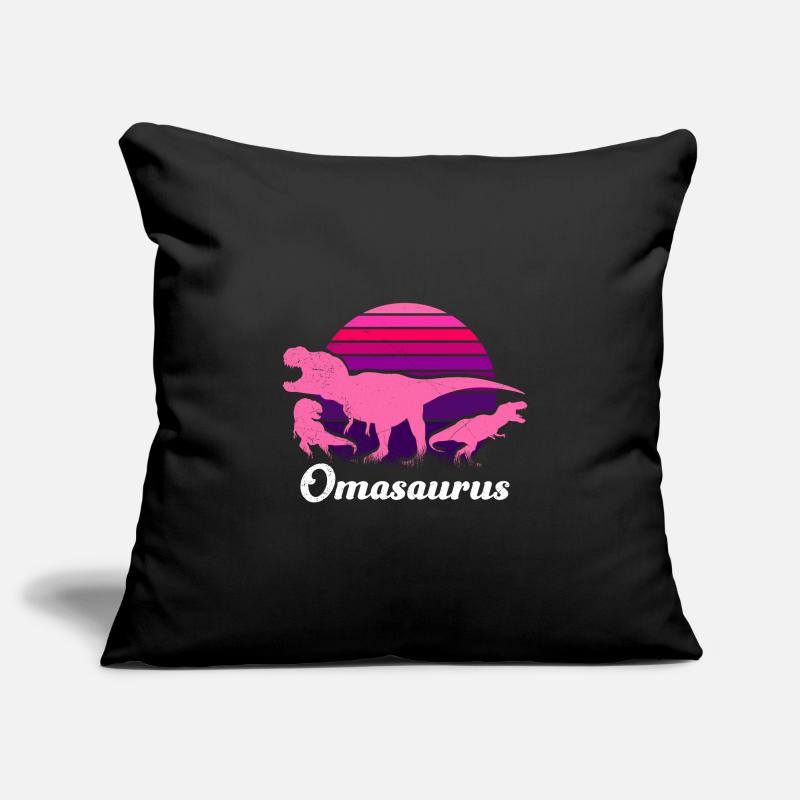 Omasaurus Muttertag Großmutter Dinosaurier Sofakissenbezug 45 x 45 cm