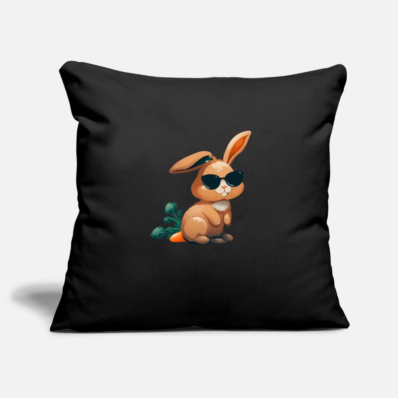 Easter Bunny Face Easter Bunny Rabbit Easter Sofa pillowcase 17,3'' x 17,3'' (45 x 45 cm)