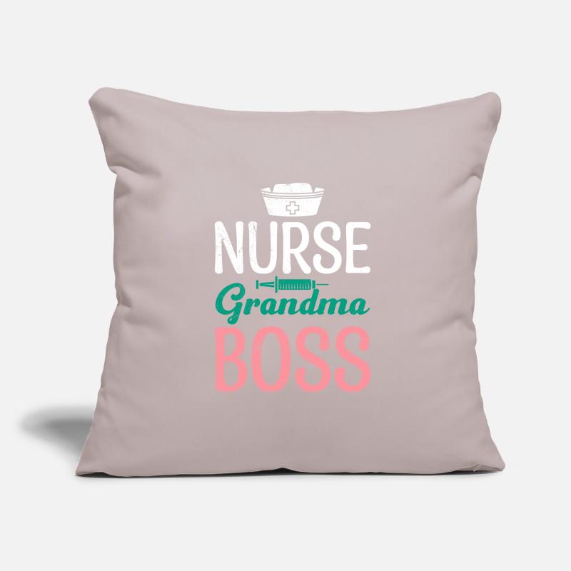 Krankenschwester Oma Chefin Muttertag Granny Boss Sofakissenbezug 45 x 45 cm