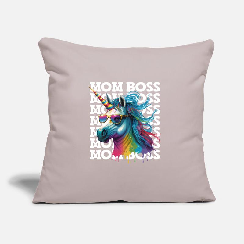 Mama Boss Einhorn Muttertag starke Mama Bossy Sofakissenbezug 45 x 45 cm