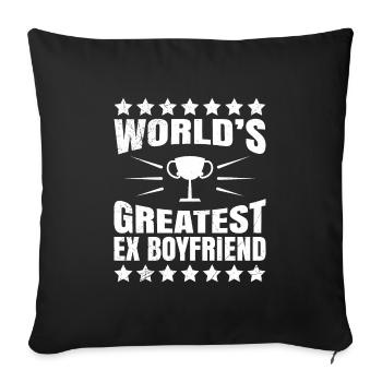 Ex Boyfriend Exboyfriend Breakup Party Breakup Party - Sofa pillowcase 17,3'' x 17,3'' (45 x 45 cm) - black - Front