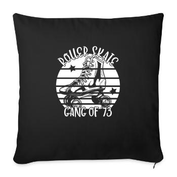 Roller Skaters Roller Skates Roller Skate Gang 1973 - Housse de coussin décorative 45 x 45 cm - noir - Devant