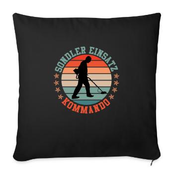 Sondler Einsatz Kommando Schrottsammler - Sofakissenbezug 45 x 45 cm - Schwarz - Vorne