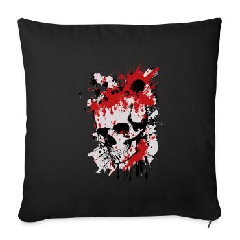 Schädel Totenkopf Skull - Sofa pillowcase 17,3'' x 17,3'' (45 x 45 cm) - black - Front
