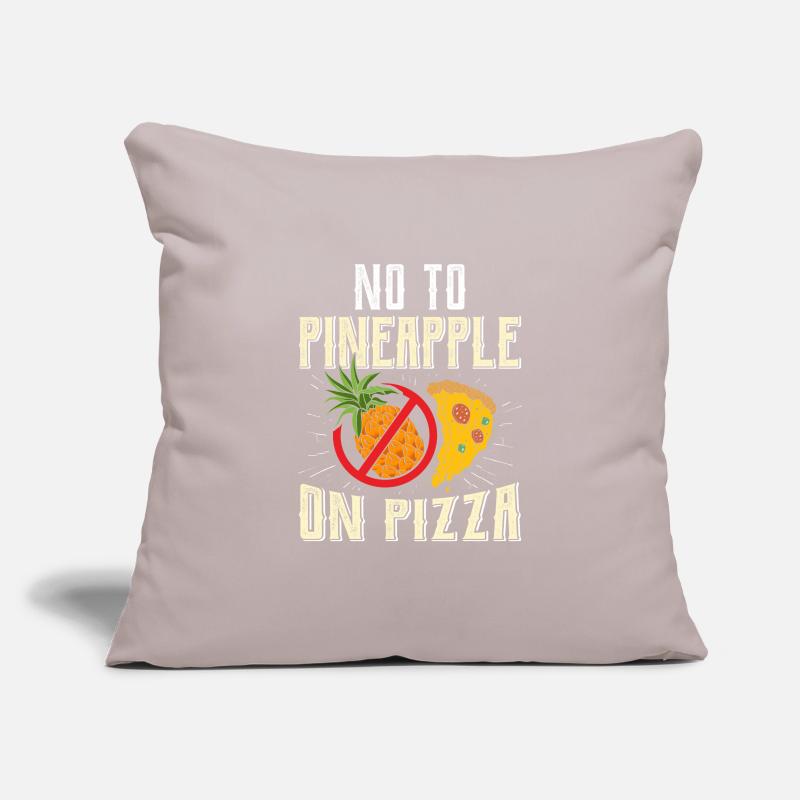 Pizza Maker No Pineapple on Pizza Baking Lovers Sofa pillowcase 17,3'' x 17,3'' (45 x 45 cm)
