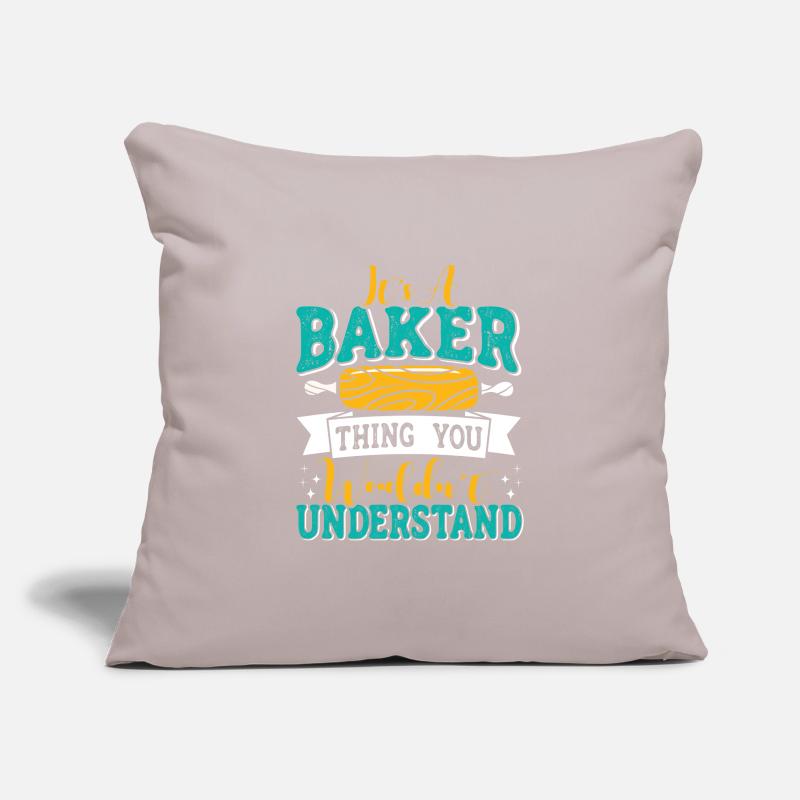 Baker Thing que vous ne comprendriez pas Backliebe Housse de coussin décorative 45 x 45 cm