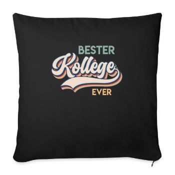 Collègues de travail Meilleur collègue de tous les temps - Housse de coussin décorative 45 x 45 cm - noir - Devant