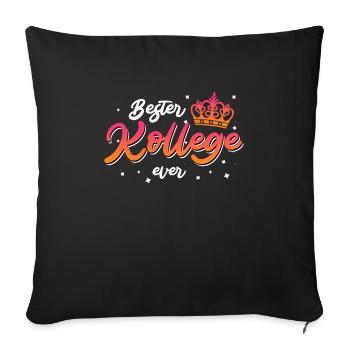 Collègues de travail Meilleur collègue de tous les temps - Housse de coussin décorative 45 x 45 cm - noir - Devant