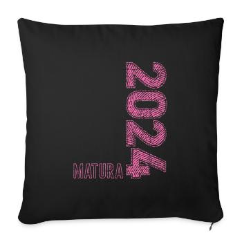 Matura 2024 Graduation Party Graduation - Sofa pillowcase 17,3'' x 17,3'' (45 x 45 cm) - black - Front