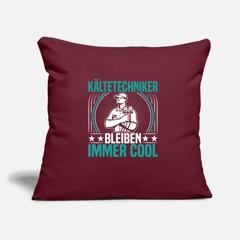 Refrigeration system fitter Refrigeration technician craftsman for Sofa pillowcase 17,3'' x 17,3'' (45 x 45 cm)
