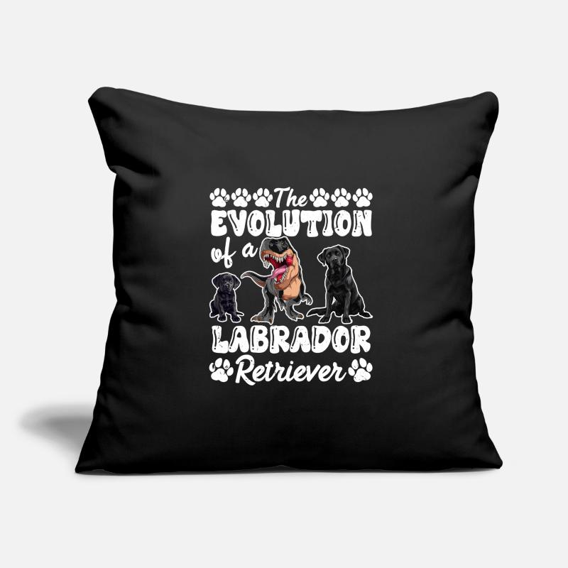 Hundebesitzer DIE EVOLUTION EINES LABRADOR Sofakissenbezug 45 x 45 cm