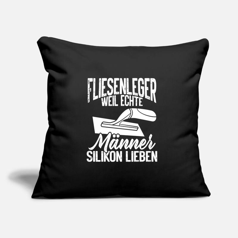 Master tiler trowel construction site Sofa pillowcase 17,3'' x 17,3'' (45 x 45 cm)