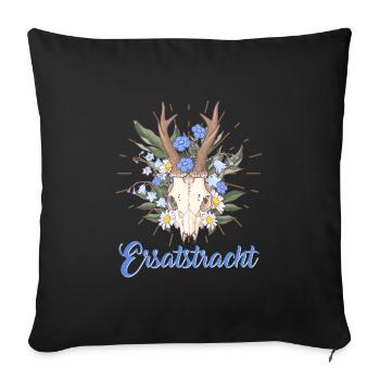 Münchner Volksfest ERSATZTRACHT Dirndl Trachten - Sofa pillowcase 17,3'' x 17,3'' (45 x 45 cm) - black - Front