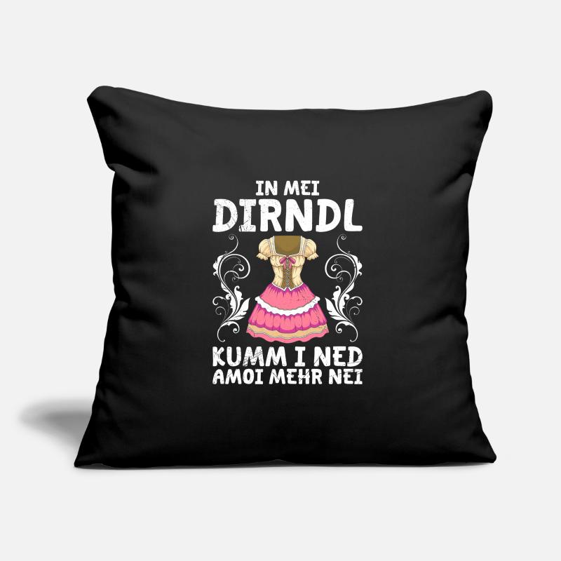Mon dirndl ne convient plus au dirndl de remplacement Housse de coussin décorative 45 x 45 cm