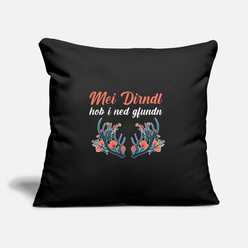 Today without Dirndl Replacement Dirndl Women Sofa pillowcase 17,3'' x 17,3'' (45 x 45 cm)