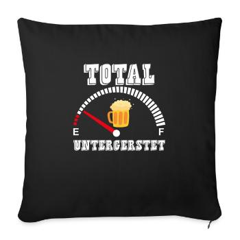 Festival folklorique de Munich TOTAL UNTERGERSTET Funny - Housse de coussin décorative 45 x 45 cm - noir - Devant