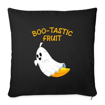 Halloween Party BOO-TASTIC FRUIT Funny Bananas - Sofa pillowcase 17,3'' x 17,3'' (45 x 45 cm) - black - Front