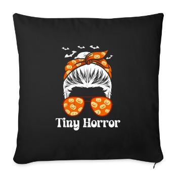 Déguisement Halloween Enfants LITTLE SCARE Drôle - Housse de coussin décorative 45 x 45 cm - noir - Devant