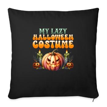 Halloween MY LAZY HALLOWEEN COSTUME Enfants - Housse de coussin décorative 45 x 45 cm - noir - Devant