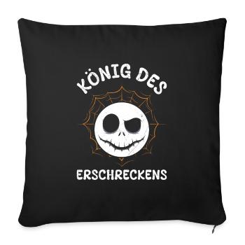 Costume d’Halloween Enfants KING OF SCARE - Housse de coussin décorative 45 x 45 cm - noir - Devant