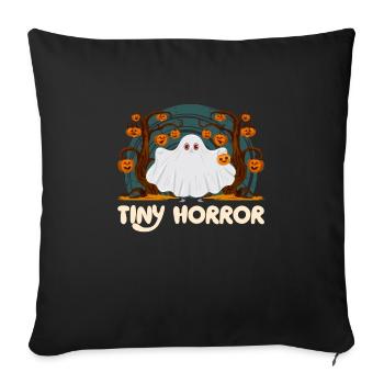 Halloween Party TINY HORROR Halloween Costume - Sofa pillowcase 17,3'' x 17,3'' (45 x 45 cm) - black - Front