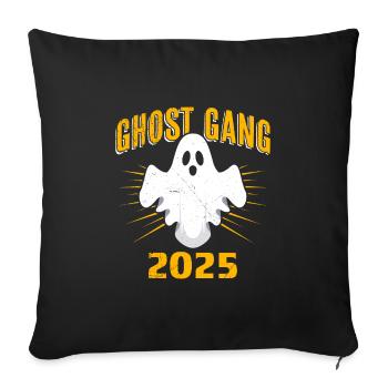 Costume d’Halloween Enfants GHOST GANG 2025 - Housse de coussin décorative 45 x 45 cm - noir - Devant