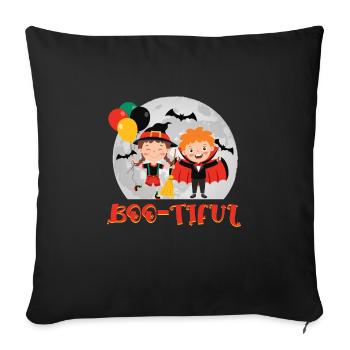Halloween Kids BOO - TIFUL Halloween Costume - Housse de coussin décorative 45 x 45 cm - noir - Devant