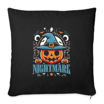 Halloween Costume Kids NIGHTMARE Funny - Sofa pillowcase 17,3'' x 17,3'' (45 x 45 cm) - black - Front