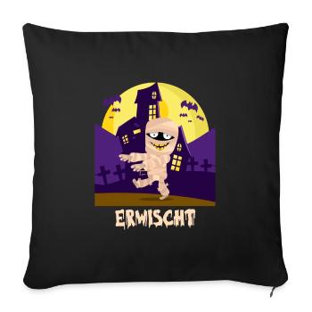 Halloween Party CAUGHT Funny Halloween - Sofa pillowcase 17,3'' x 17,3'' (45 x 45 cm) - black - Front